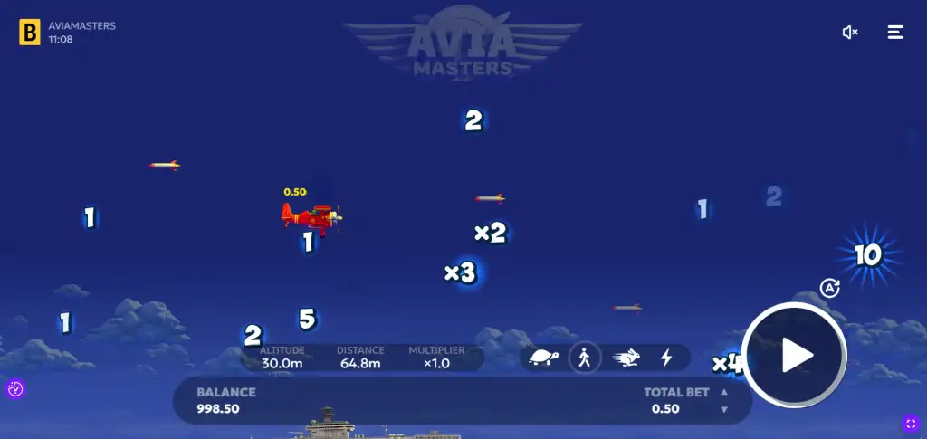 Avia masters crash-spel.